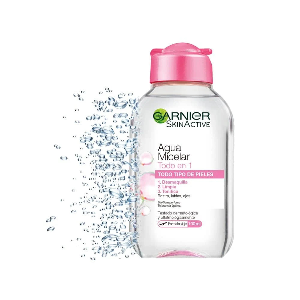 GARNIER Agua Micelar Clásica Limpiador facial para todo tipo de piel 100ML