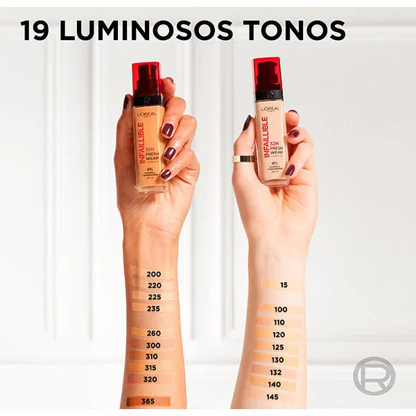 L'OREAL PARIS Infalible 32H Fresh Wear Base de maquillaje