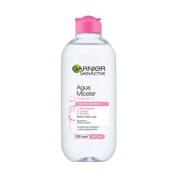 GARNIER Agua Micelar Clásica Limpiador facial para todo tipo de piel 100ML