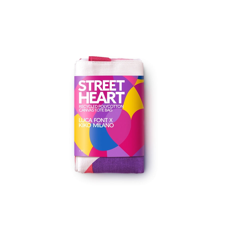 Street Heart Recycled Polycotton Canvas Tote Bag